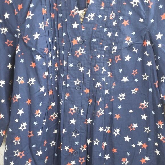 Scandia Woods women's Patriotic Blouse - Picture 5 of 6